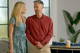 Couple feeling uplifted by My MoodBible™